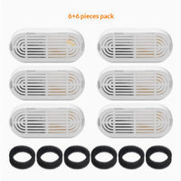 Runway folding filter element