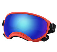 Red frame blue film