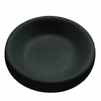 Black ceramic bowl