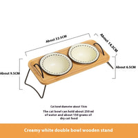 White Double Bowl