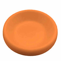 Orange ceramic bowl