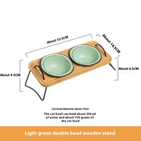 Green Double Bowl