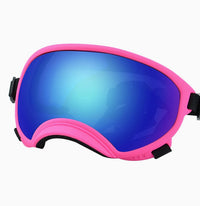 Pink frame blue film